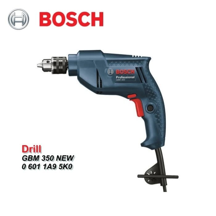 Bosch GBM 350 New Mesin Bor Kayu & Besi 10mm Reversible