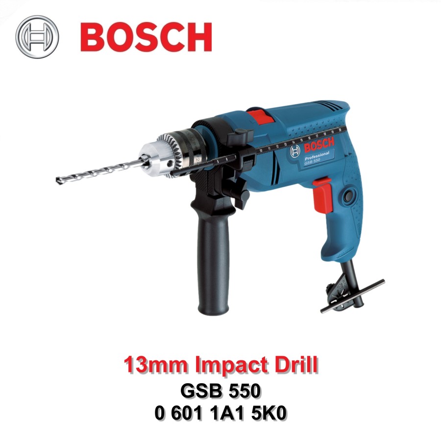 Bor Tembok 13mm Bosch GSB 550 Impact Drill